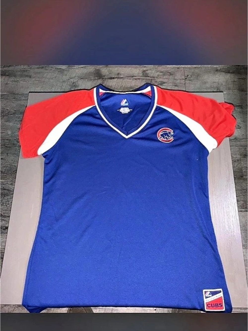 Majestic Chicago Cubs jersey Blue & Red